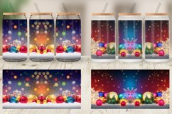 Christmas Ornament Bokeh Glass Can Wraps Product Image 5