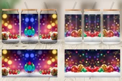 Christmas Ornament Bokeh Glass Can Wraps Product Image 6