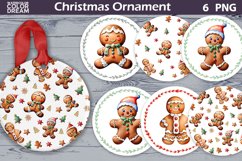 Gingerbread Christmas Ornament | Gingerbread Man Ornament Product Image 1