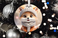 Christmas Ornament Bundle Cute Animals Sublimation 20 PNG