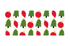 christmas ornament christmas libbey beer can glass full wrap svg presized template for 16oz and 20oz glass for Cricut Silhouette and sublimation