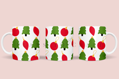 christmas ornament coffee mug sublimation wrap glass mug wrap svg presized for 11oz and 15oz glass mug are sublimation files