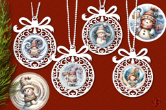 Christmas Ornament. Cutting Template Product Image 2