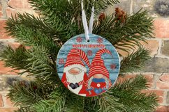 Christmas ornaments sublimation bundle png, gnome Christmas ornaments, Christmas sublimation, Christmas gnome PNG.