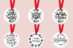 christmas ornament for christmas tree with round shape bundle svg set of 12