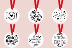 christmas ornament for christmas tree with round shape bundle svg set of 12