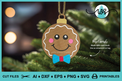 Christmas Ornament Gift Tag SVG Bundle Product Image 11