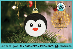 Christmas Ornament Gift Tag SVG Bundle Product Image 4