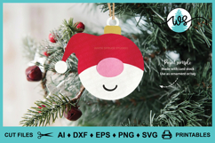 Christmas Ornament Gift Tag SVG Bundle Product Image 8