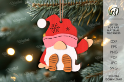 Christmas Ornaments Bundle Lasercut. Christmas Decor SVG Product Image 12