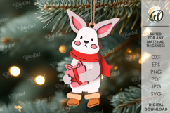 Christmas Ornaments Bundle Lasercut. Christmas Decor SVG Product Image 9