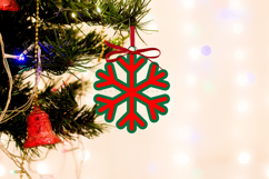 christmas ornament laser cut files SVG PNG PDF DXF EPS for laser cutting machine