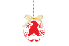 christmas ornament laser cut files SVG PNG PDF DXF EPS for laser cutting machine