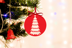 christmas ornament laser cut files SVG PNG PDF DXF EPS for laser cutting machine