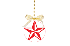 christmas ornament laser cut files SVG PNG PDF DXF EPS for laser cutting machine