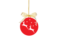 christmas ornament laser cut files SVG PNG PDF DXF EPS for laser cutting machine