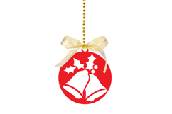 christmas ornament laser cut files SVG PNG PDF DXF EPS for laser cutting machine