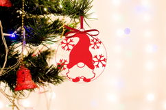 christmas ornament laser cut files SVG PNG PDF DXF EPS for laser cutting machine