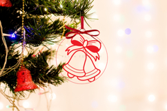 christmas ornament laser cut files SVG PNG PDF DXF EPS for laser cutting machine
