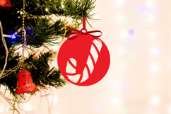 christmas ornament laser cut files SVG PNG PDF DXF EPS for laser cutting machine