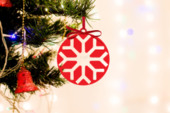 christmas ornament laser cut files SVG PNG PDF DXF EPS for laser cutting machine