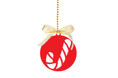 christmas ornament laser cut files SVG PNG PDF DXF EPS for laser cutting machine