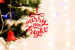 christmas ornament laser cut files SVG PNG PDF DXF EPS for laser cutting machine