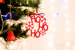 christmas ornament laser cut files SVG PNG PDF DXF EPS for laser cutting machine