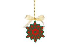 christmas ornament laser cut files SVG PNG PDF DXF EPS for laser cutting machine
