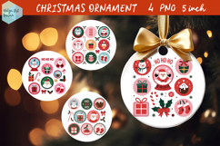 Christmas Ornaments Sublimation Product Image 1