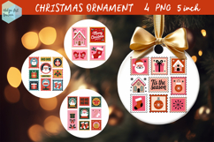 Christmas Ornaments Sublimation Product Image 1