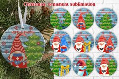 Christmas ornaments sublimation bundle png, gnome Christmas ornaments, Christmas sublimation, Christmas gnome PNG.