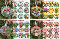 Christmas ornaments sublimation bundle png, Christmas ornaments bundle, Christmas gnome ornaments, Christmas sublimation, Christmas gnome PNG.