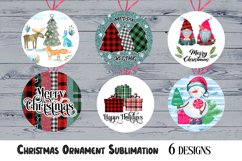 Christmas Ornament Sublimation. Gif tags PNG Product Image 1