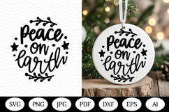 Christmas Ornaments SVG Bundle, christmas round illustration Product Image 8