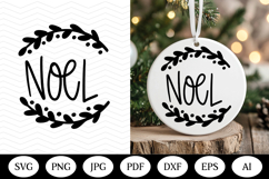 Christmas Ornaments SVG Bundle, christmas round illustration Product Image 4