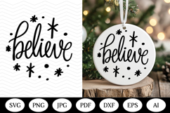 Christmas Ornaments SVG Bundle, christmas round illustration Product Image 9
