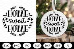 Christmas Ornaments SVG Bundle, christmas round illustration Product Image 7