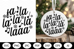 Christmas Ornaments SVG Bundle, christmas round illustration Product Image 9