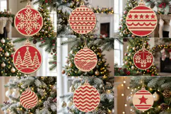 Christmas Ornament SVG Laser Cut Crafters Decoration Product Image 2