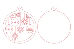 Christmas Ornament SVG Product Image 3