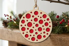 Christmas Ornament SVG Laser Cut, Holiday Decor Design Product Image 6