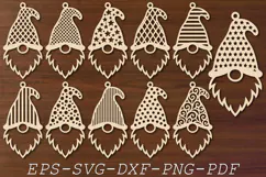Christmas ornament SVG, Holiday Decorations Laser cut files Product Image 1