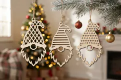 Christmas ornament SVG, Holiday Decorations Laser cut files Product Image 3