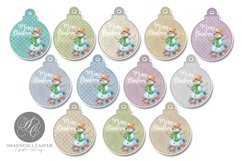 Christmas Ornament Tags | Snowman Print and Cut Bundle Product Image 5