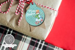 Christmas Ornament Tags | Snowman Print and Cut Bundle Product Image 2
