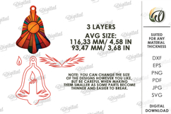 Christmas Ornament with sublimation Laser Cut. Christmas SVG Product Image 2