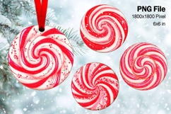 Christmas Ornament Candy Cane House Tree Decorate Design_76 Product Image 1