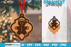Christmas Ornaments Arabesque lasercut Product Image 1
