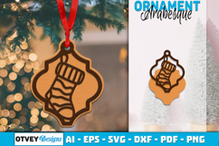 Christmas Ornaments Arabesque lasercut Product Image 1